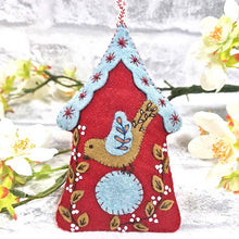 Load image into Gallery viewer, Folk Birdhouse Felt Craft Mini Kit