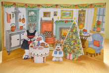 Load image into Gallery viewer, Cat's Christmas Cottage Paper Doll Kit