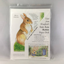 Load image into Gallery viewer, Lou-Lou Rabbit Paper Doll Kit
