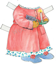 Load image into Gallery viewer, Lou-Lou Rabbit Paper Doll Kit