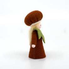 Load image into Gallery viewer, Chestnut Fairy Felted Waldorf Doll - Two Skin Tones