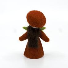 Load image into Gallery viewer, Chestnut Fairy Felted Waldorf Doll - Two Skin Tones