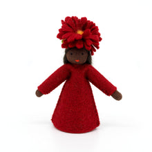 Load image into Gallery viewer, Chrysanthemum Fairy Felted Waldorf Doll
