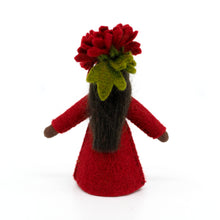 Load image into Gallery viewer, Chrysanthemum Fairy Felted Waldorf Doll