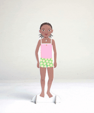 Load image into Gallery viewer, Thoughtful Girl Paper Dolls - Explorer & Botanist