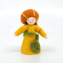 Load image into Gallery viewer, Pumpkin Fairy Felted Waldorf Doll - two skin tones