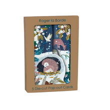Load image into Gallery viewer, Wild Wood Hideaway Tri-fold Cards - Boxed Set of 5