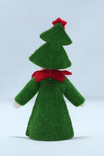 Load image into Gallery viewer, Christmas Tree Prince Felted Waldorf Doll - Four Skin Colors