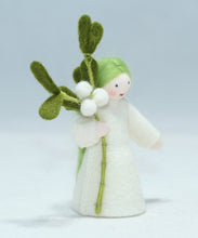 Load image into Gallery viewer, Mistletoe Fairy Felted Waldorf Doll - Four Skin Colors