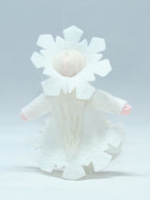 Load image into Gallery viewer, Snowflake Princess Felted Waldorf Doll - Three Skin Tones