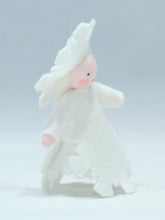 Load image into Gallery viewer, Snowflake Princess Felted Waldorf Doll - Three Skin Tones