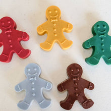 Load image into Gallery viewer, Gingerbread Men Eco-Friendly Crayons - Set of 6
