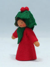 Load image into Gallery viewer, Holly Berry Prince Felted Waldorf Doll - Three Skin Tones
