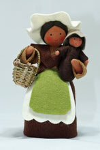 Load image into Gallery viewer, Mother Earth with Baby Seed Felted Waldorf Doll