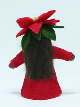 Load image into Gallery viewer, Poinsettia Fairy Felted Waldorf Doll - Two Skin Colors
