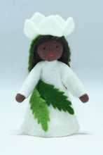 Load image into Gallery viewer, Christmas Rose Fairy Felted Waldorf Doll - Two Skin Colors