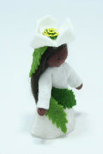 Load image into Gallery viewer, Christmas Rose Fairy Felted Waldorf Doll - Two Skin Colors