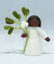 Load image into Gallery viewer, Mistletoe Fairy Felted Waldorf Doll - Four Skin Colors