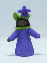 Load image into Gallery viewer, Sweet Violet Fairy Felted Waldorf Doll - Two Skin Colors