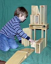 Load image into Gallery viewer, Small Hollow Wood Building Block Set