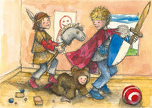 Load image into Gallery viewer, Set of 12 Postcards for Each Month of the Year by Sanne Dufft