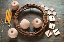 Load image into Gallery viewer, Make-It-Yourself Advent Apple Wreath Kit