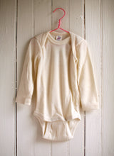 Load image into Gallery viewer, Engel Organic Wool/Silk Baby Long Sleeve Onesie