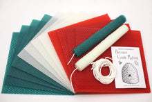 Load image into Gallery viewer, Christmas Colors Beeswax Candle Making Kit