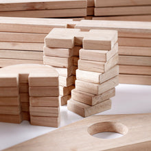 Load image into Gallery viewer, Large Notched Building Block Set