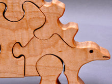Load image into Gallery viewer, Wooden Stegosaurus Puzzle