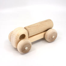 Load image into Gallery viewer, Wooden Toy Tank Truck