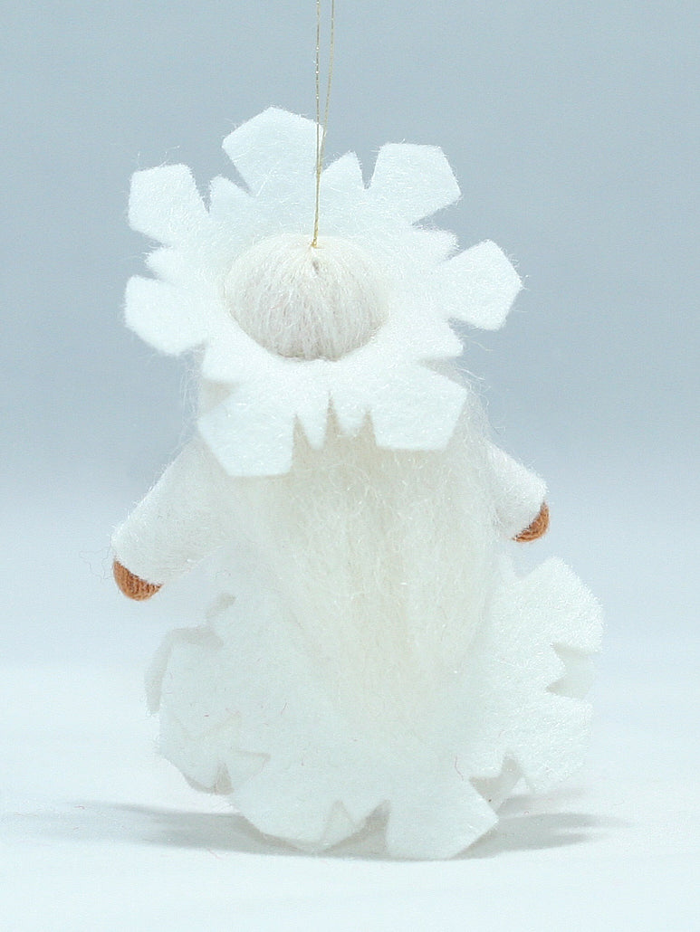Snowflake Princess Felted Waldorf Doll - Three Skin Tones