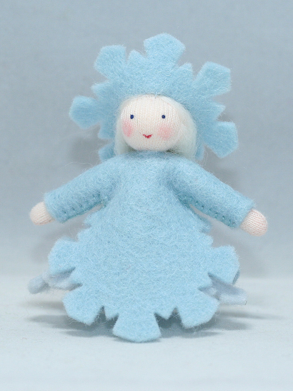 Ice Crystal Princess Felted Waldorf Doll