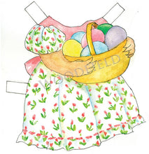 Load image into Gallery viewer, Lou-Lou Rabbit Paper Doll Kit

