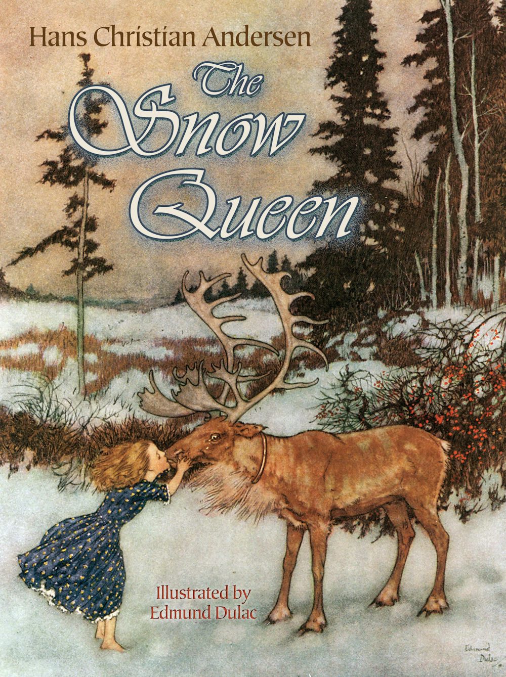 <i>The Snow Queen</i> by Hans Christian Andersen, illus. Edmund Dulac