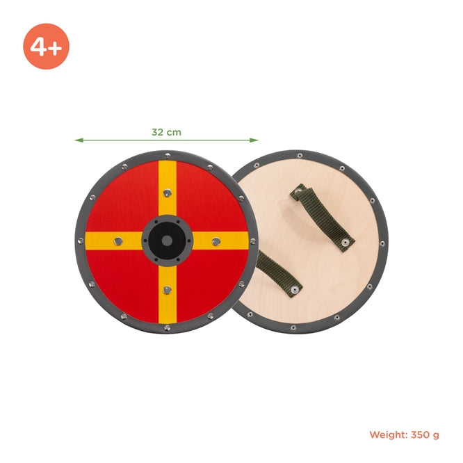 Wooden Sword and Round Shield Set