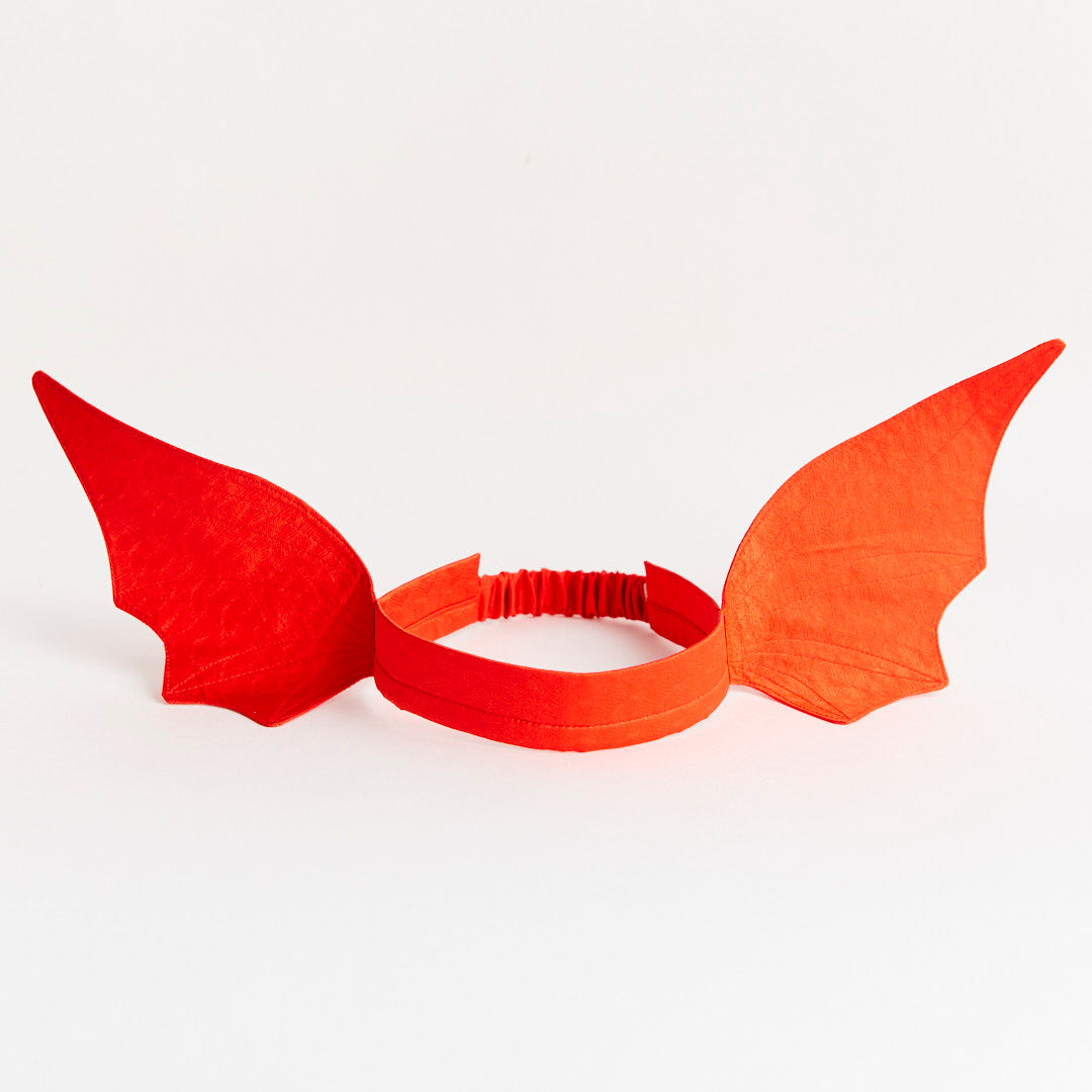 Silk Dragon Ears Headband - Red or Green