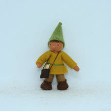 Load image into Gallery viewer, Little Brother Gnome Felted Waldorf Doll - Three Skin Tones
