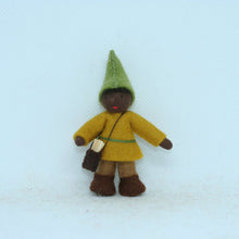 Load image into Gallery viewer, Little Brother Gnome Felted Waldorf Doll - Three Skin Tones
