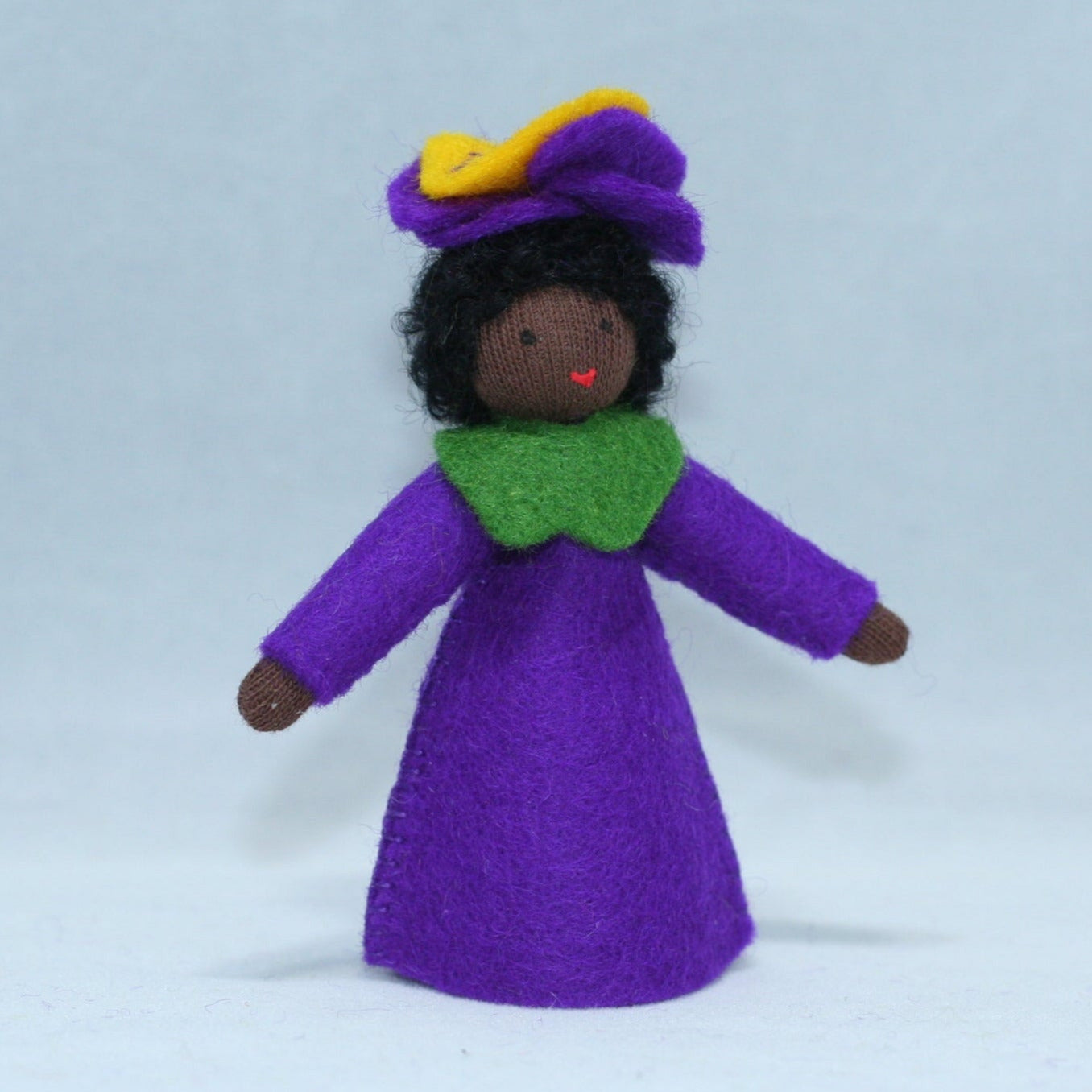 Pansy Fairy Felted Waldorf Doll - Two Skin Colors