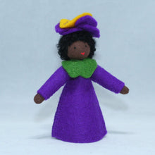 Load image into Gallery viewer, Pansy Fairy Felted Waldorf Doll - Two Skin Colors
