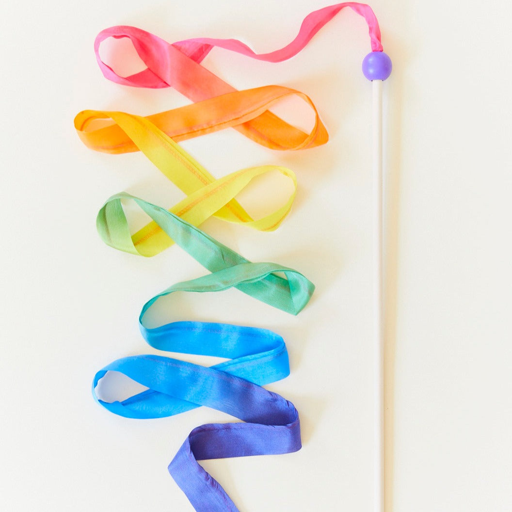 Rainbow Silk Streamer