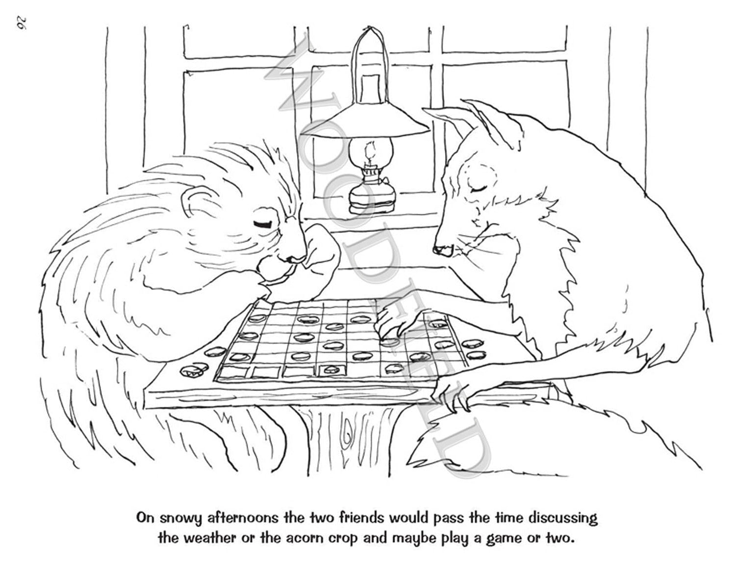 Tales from Woodfield Coloring Book