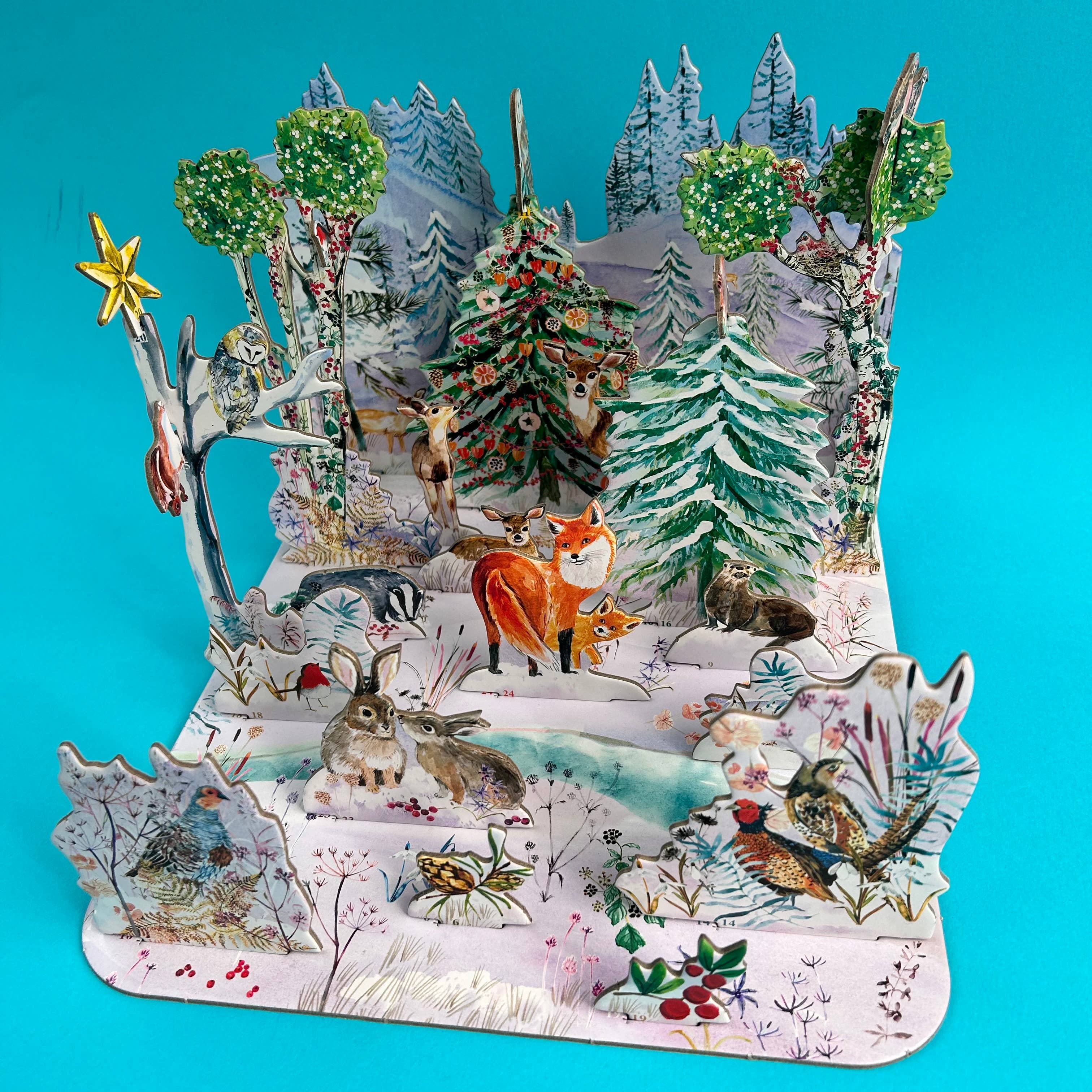 Wild Winter's Song 3-Dimensional Advent Calendar