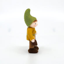 Load image into Gallery viewer, Little Brother Gnome Felted Waldorf Doll - Three Skin Tones
