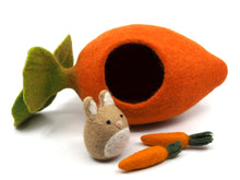 Load image into Gallery viewer, Wool Bunny and Carrot Cottage
