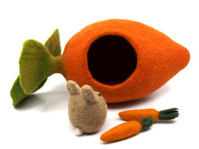 Load image into Gallery viewer, Wool Bunny and Carrot Cottage
