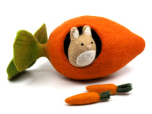 Load image into Gallery viewer, Wool Bunny and Carrot Cottage
