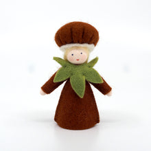 Load image into Gallery viewer, Chestnut Fairy Felted Waldorf Doll - Two Skin Tones
