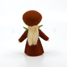 Load image into Gallery viewer, Chestnut Fairy Felted Waldorf Doll - Two Skin Tones
